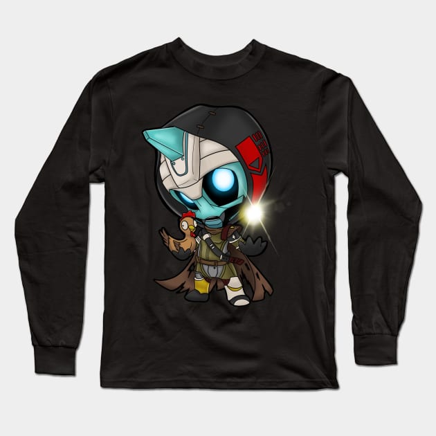 Cayde-6 Long Sleeve T-Shirt by Block Blasters